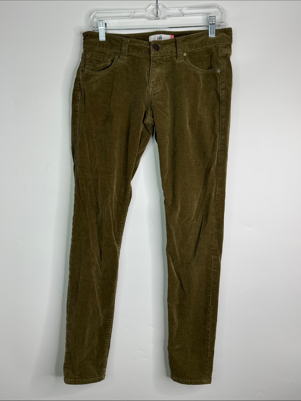 Cabi Corduroy Brown Skinny Pants Size 4